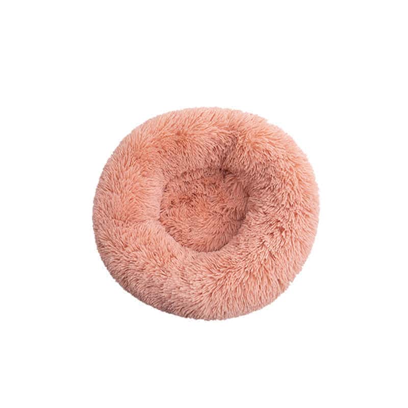 Extra Large Donut Dog & Cat Bed – Plush Round Pet Bed with Detachable & Washable Cover | Calming, Warm Sleep Nest for Dogs & Puppies LüvLitter