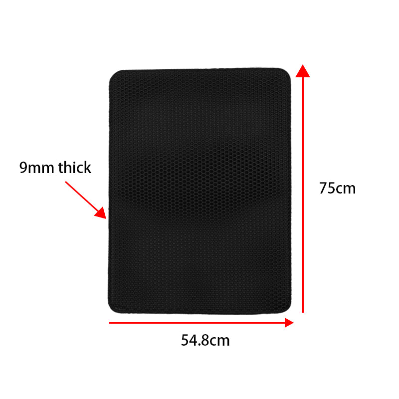Double Layer Cat Litter Mat – Non-Slip, Washable Litter Trapper Pad for Cats | Paw Cleaner for Litter Box Area LüvLitter
