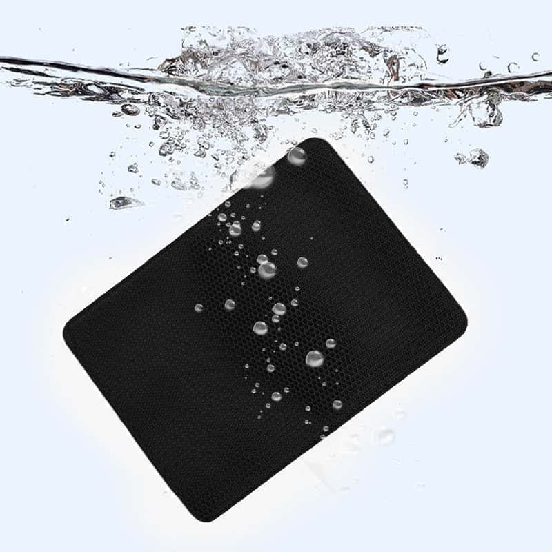Double Layer Cat Litter Mat – Non-Slip, Washable Litter Trapper Pad for Cats | Paw Cleaner for Litter Box Area LüvLitter