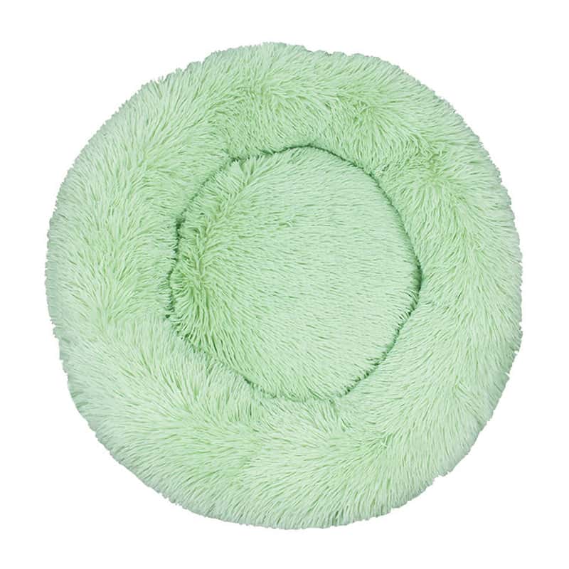 Extra Large Donut Dog & Cat Bed – Plush Round Pet Bed with Detachable & Washable Cover | Calming, Warm Sleep Nest for Dogs & Puppies LüvLitter