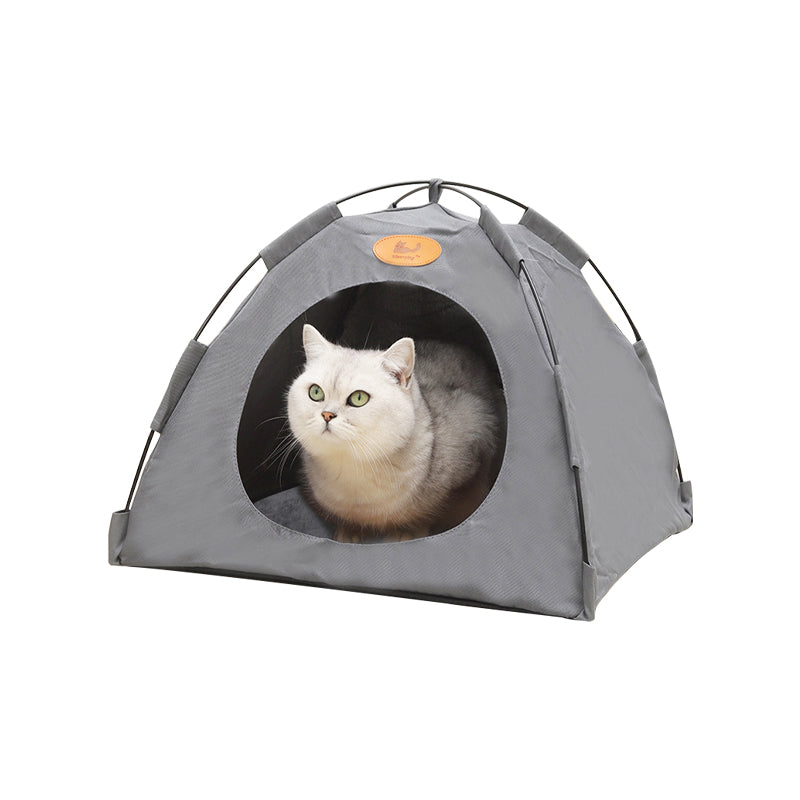 Pet Tent House for Cats & Small Dogs – Soft Indoor Pet Bed with Warm Cushion Pad, Cozy Puppy & Kitten Play Tent | 3 Colour Options LüvLitter