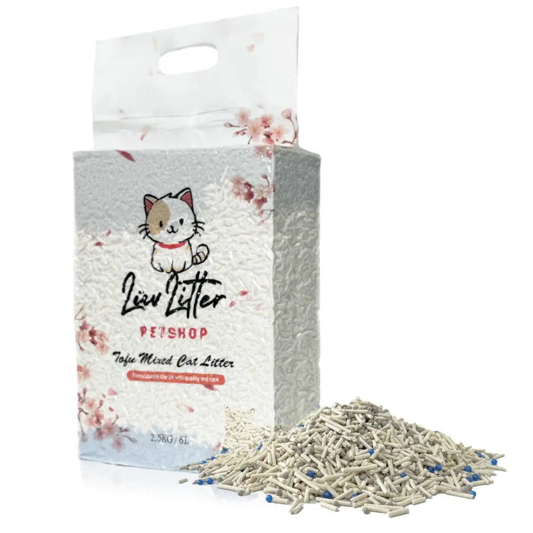 Premium Tofu & Bentonite Cat Litter – Least Tracking Clumping Cat Litter LüvLitter