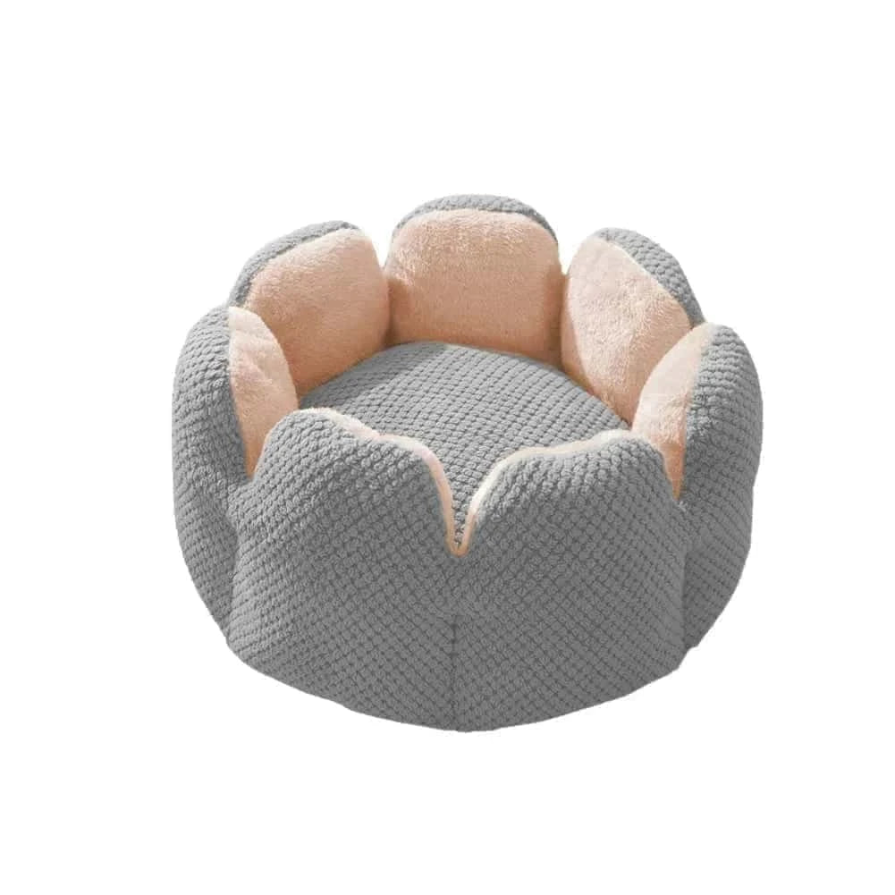 Cute Cactus Design Cat Bed – Plush Sofa - Style Nest for Cats & Kittens - LüvLitter