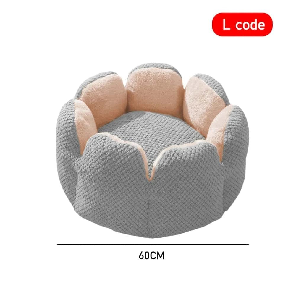 Cute Cactus Design Cat Bed – Plush Sofa - Style Nest for Cats & Kittens - LüvLitter